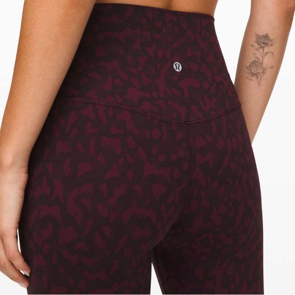 lululemon athletica Pants - Lululemon Align HR 28” in Formation Camo Dark Adobe Multi size 4